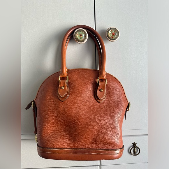 Dooney & Bourke Tan Leather Handbag - Picture 2 of 8